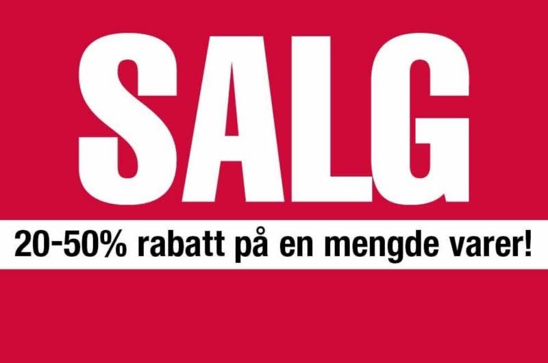 Salg plakat fra Eurosko -20-50%