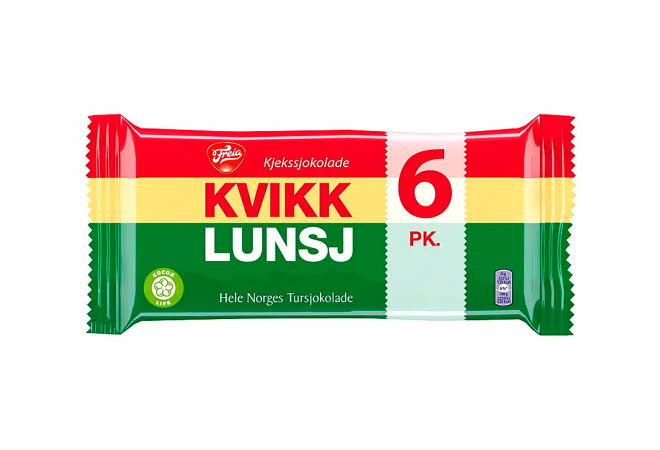 Kvikk Lunsj 6-pakk.