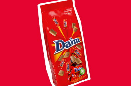 En pose med Daim minis