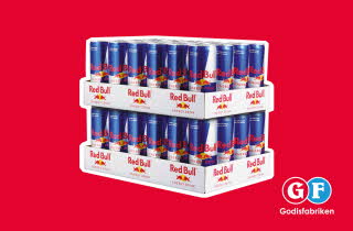 To brett med Red Bull.