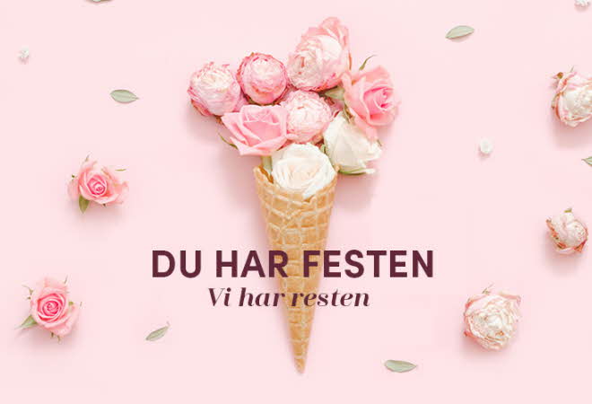 Kupongtilbud til "Du har festen - vi har resten"