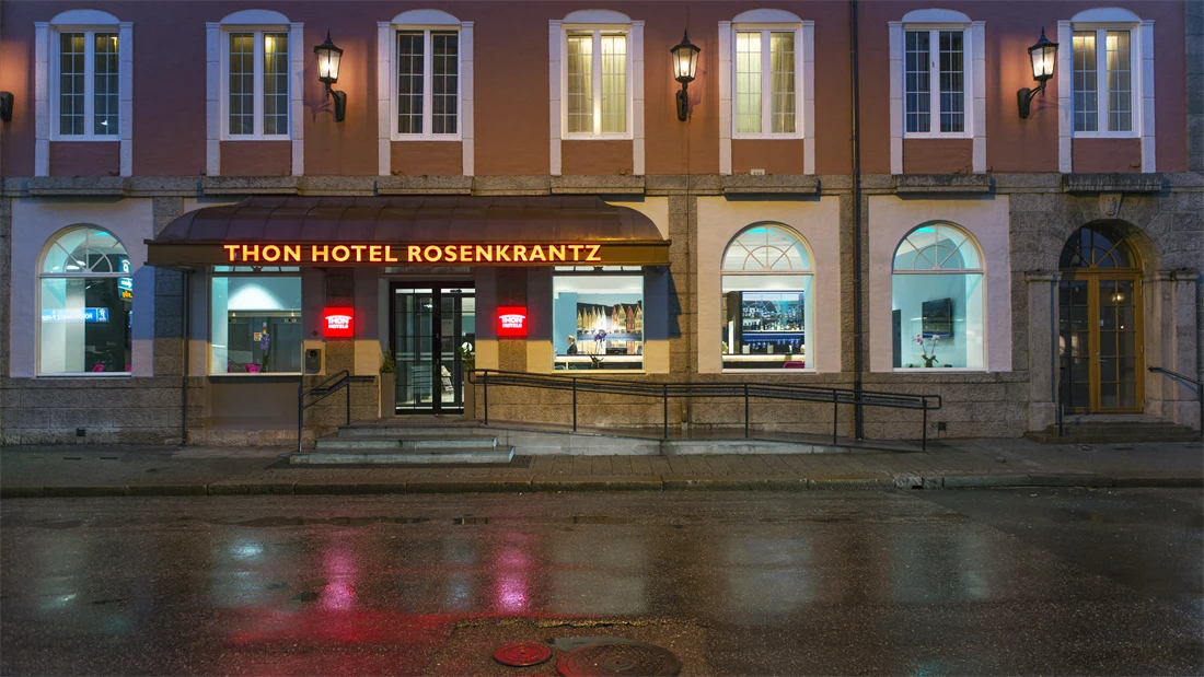 Fasade Thon Hotel Rosenkrantz Bergen 