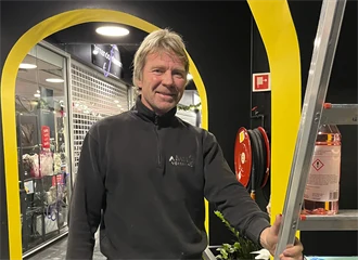 Arild Riksvold, driftsleder ved Thon AMFI Verdal