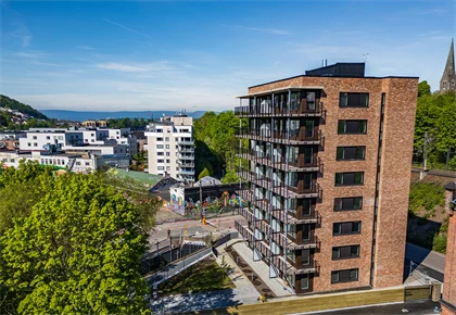 Bilde av bygg på Arnljot Gellines vei 1
