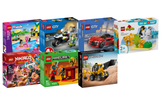 bilde av diverse Lego leker