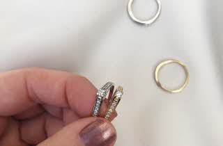 forskjellige diamantringer