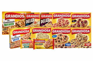 11 varianter av Grandiosa pizza