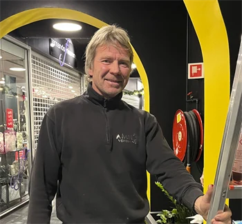 Arild Riksvold, driftsleder ved Thon AMFI Verdal