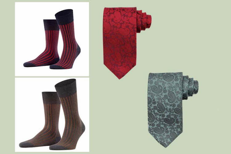 To par sokker og to slips
