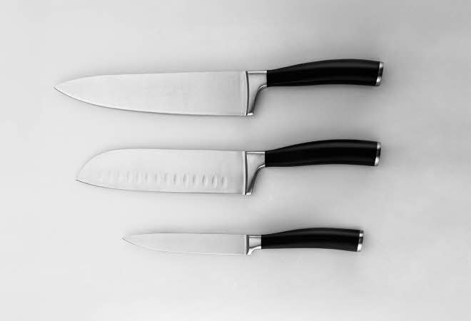 Nayoro knivsett 3 deler.