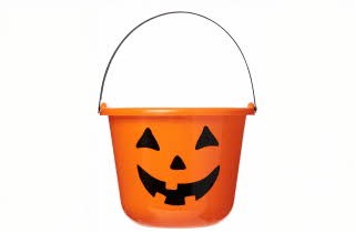 bilde av halloweenbøtte