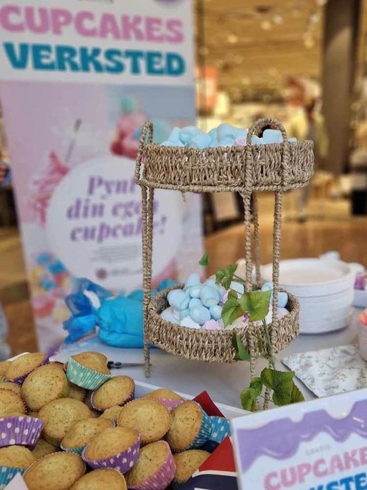 utstyr for å pynte cupcakes