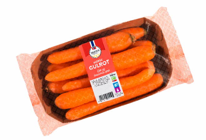 bilde av gulerøtter i pakke