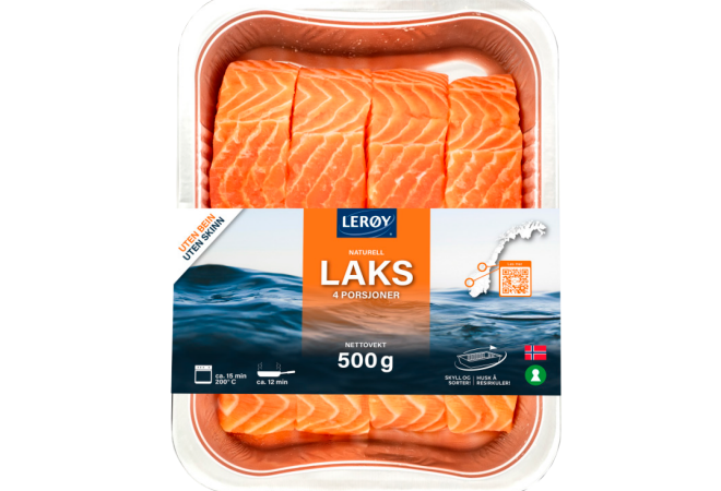 bilde av 500G 4x Laksefilet