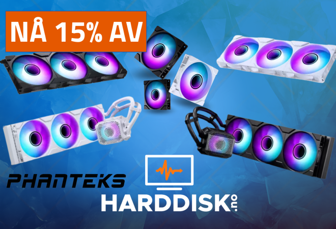 -15% rabatt på alle varer fra Phanteks