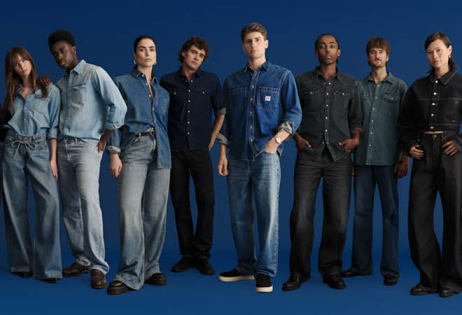 8 personer iført klær fra Carlings