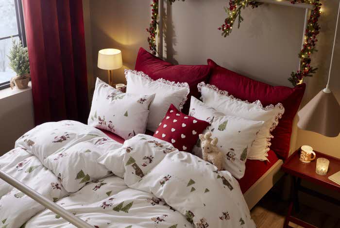 Seng med dynetrekk fra Princess