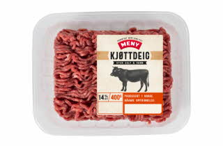 Meny Kjøttdeig
