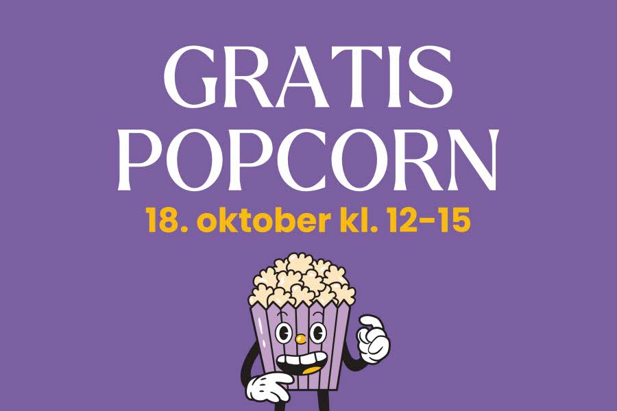 Gratis Popcorn på AMFI Vågsbygd