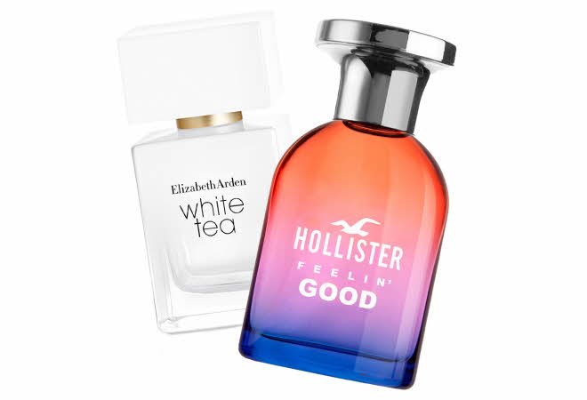 Parfyme fra Elizabeth Arden og Hollister