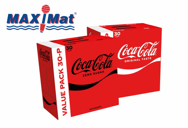 2 flak med coca cola