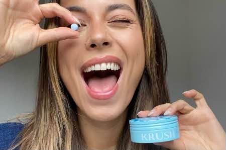 Krush & Whiten Remineralise tannkremtabletter