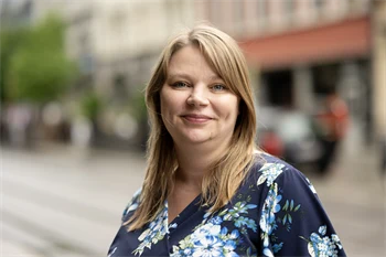 Portrett av Anna Marie Fjeld.