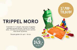 Trippel Moro 17. mai tilbud NÅ 249,-