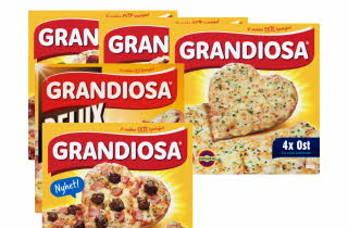 bilde av 5 grandiosa pizzor