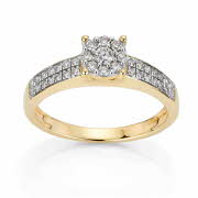 gull ring med diamanter