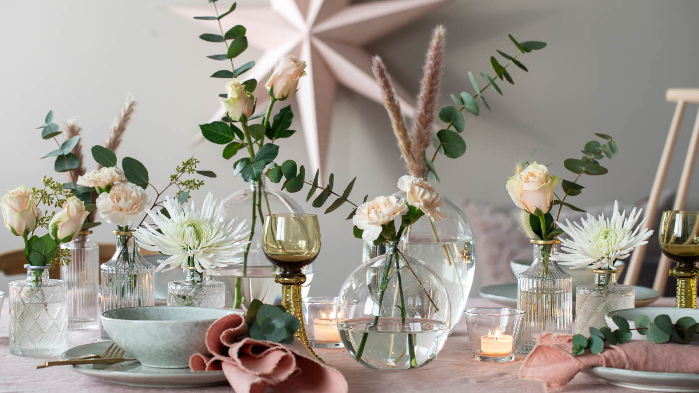 Blomster i vaser