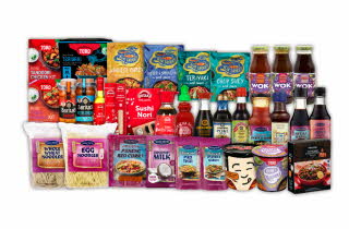 Stort utvalg Asiatiske produkter 