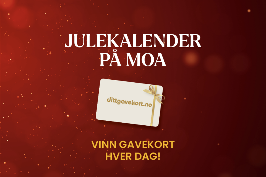 Julekalender på Moa -   vinn gavekort hver dag