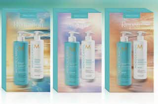 flasker med shampoo