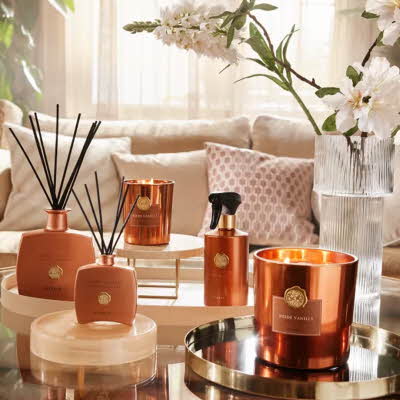 Stuebord med Rituals produkter