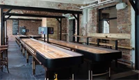 Fire shuffleboard på Kulturhuset i Oslo