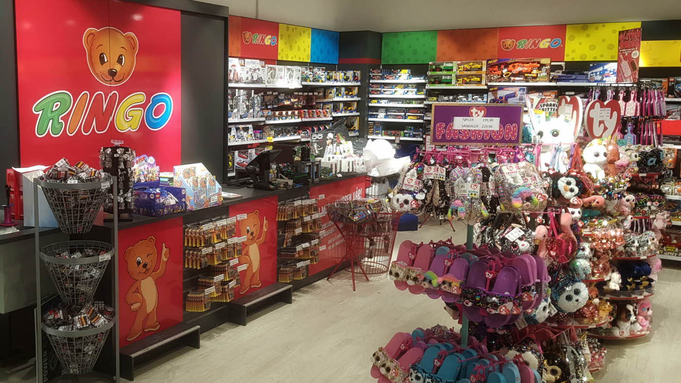 Oversikt av butikken hos RIngo