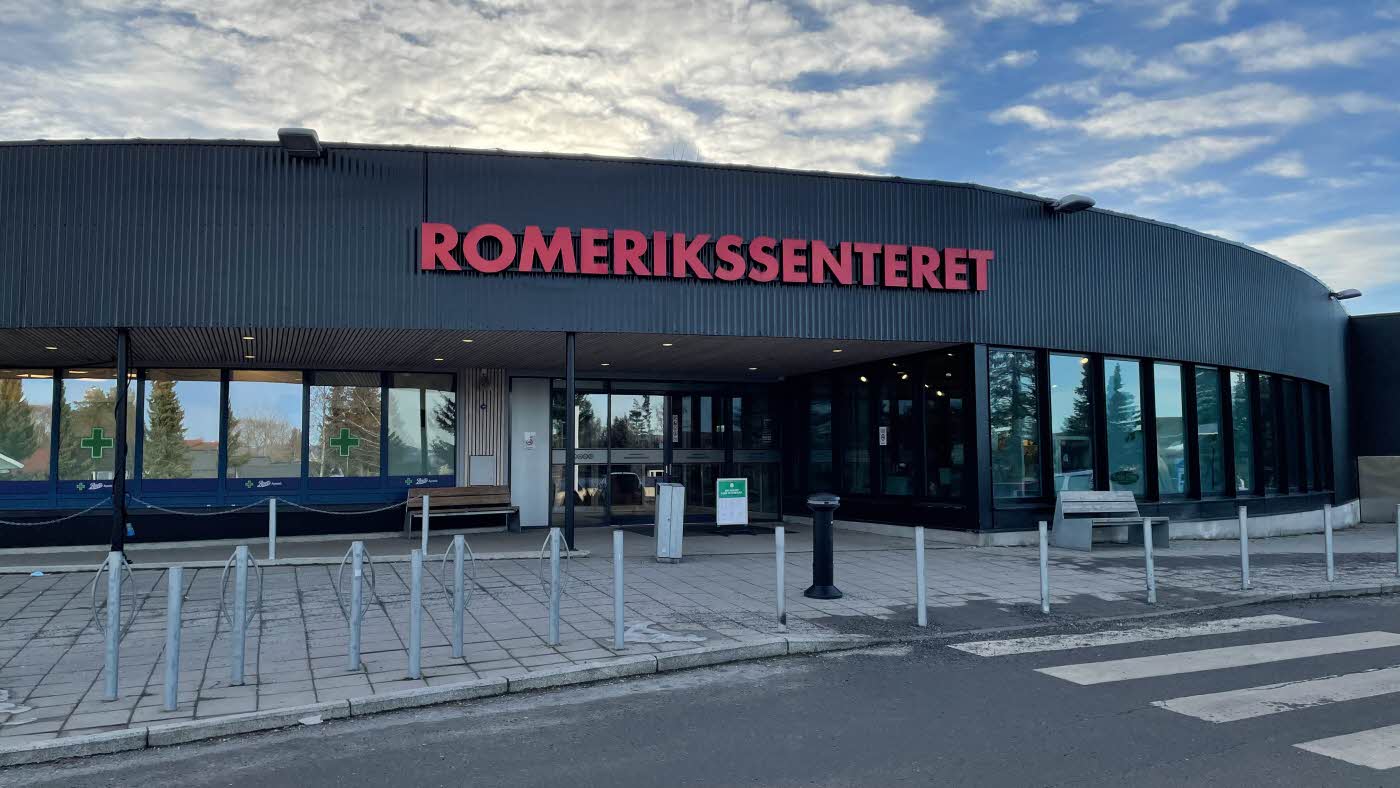Romerikssenteret fasade