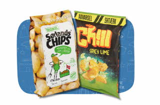 bilde av 2 chips poser