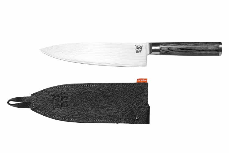 Kniv og knivholder