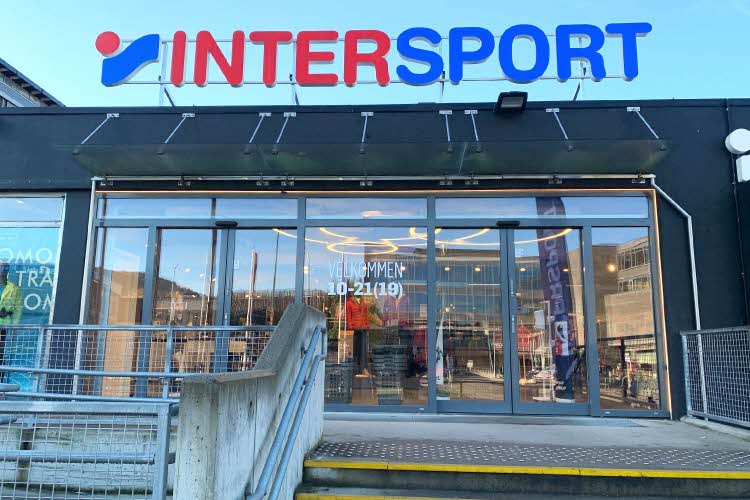 Butikkfronten til Intersport