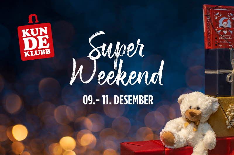 Plakat superweekend i hundeklubben