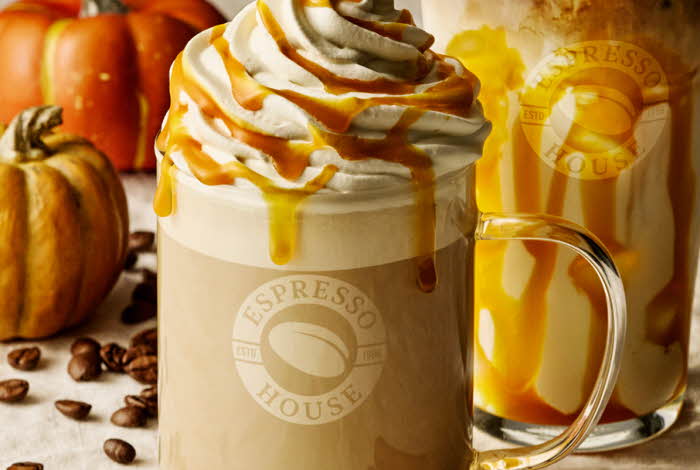 Pumpkin Spice Latte hos espresso House