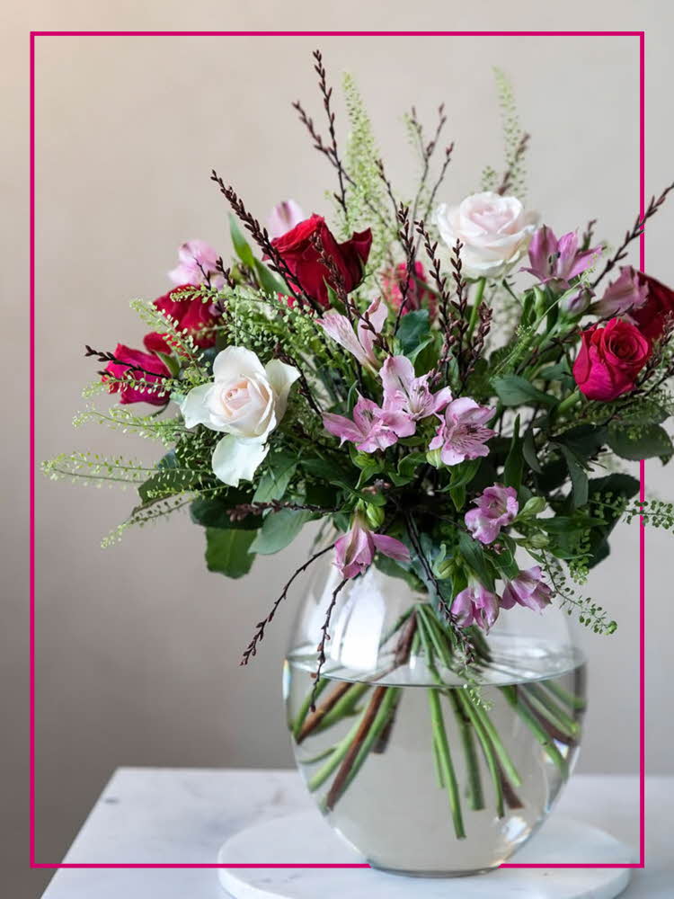 Blomster i en vase