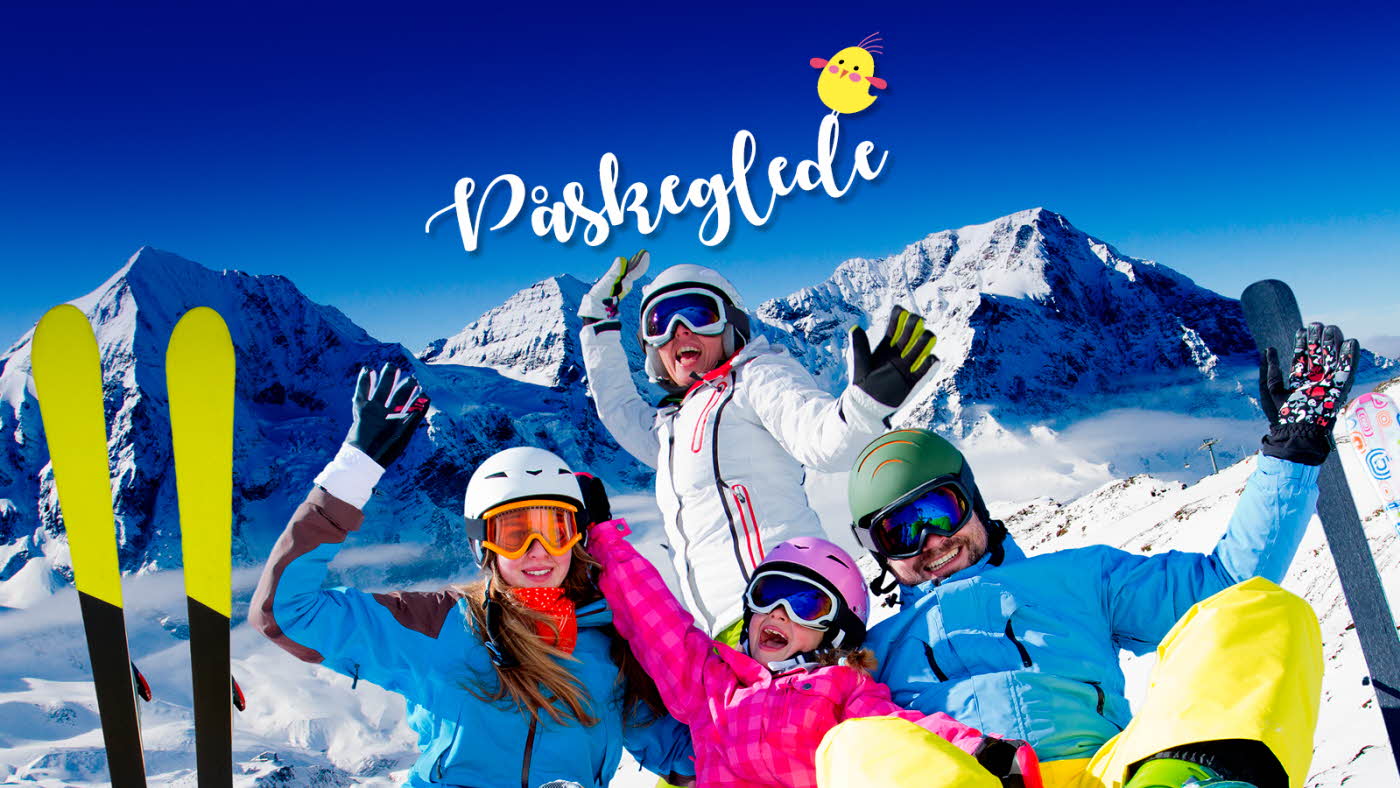 Familiebilde påskeglede