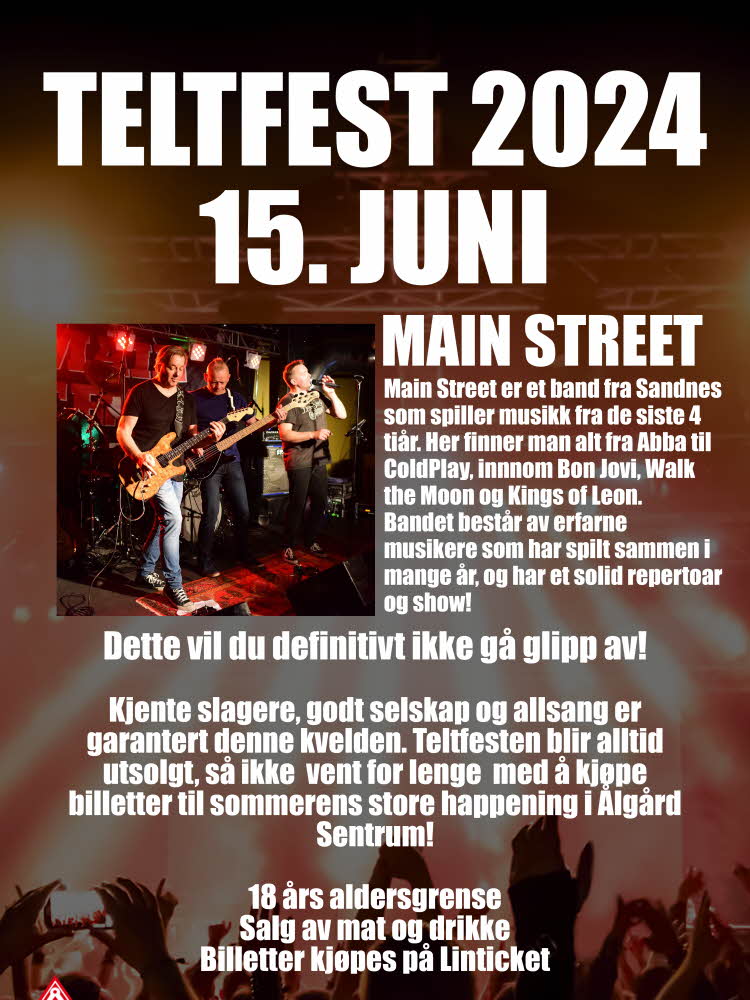 Teltfest plakat