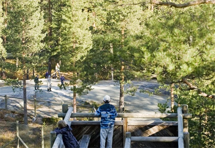 Utkikkspunkt i Bjørneparken på Thon Hotel Bjørneparken