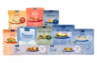 Et stort utvalg av fiskeprodukter fra Lerøy