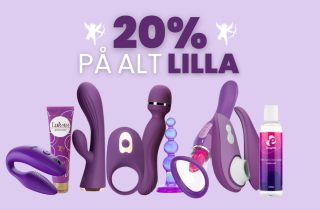 20% på alt lilla hos Kondomeriet