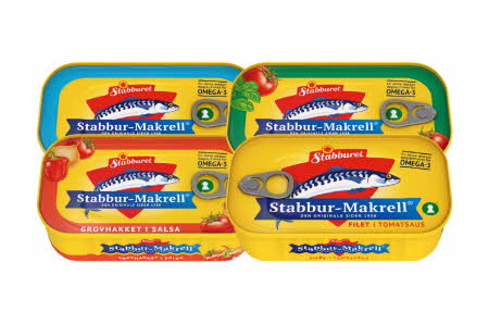 fire bokser med diverse stabbur makrell